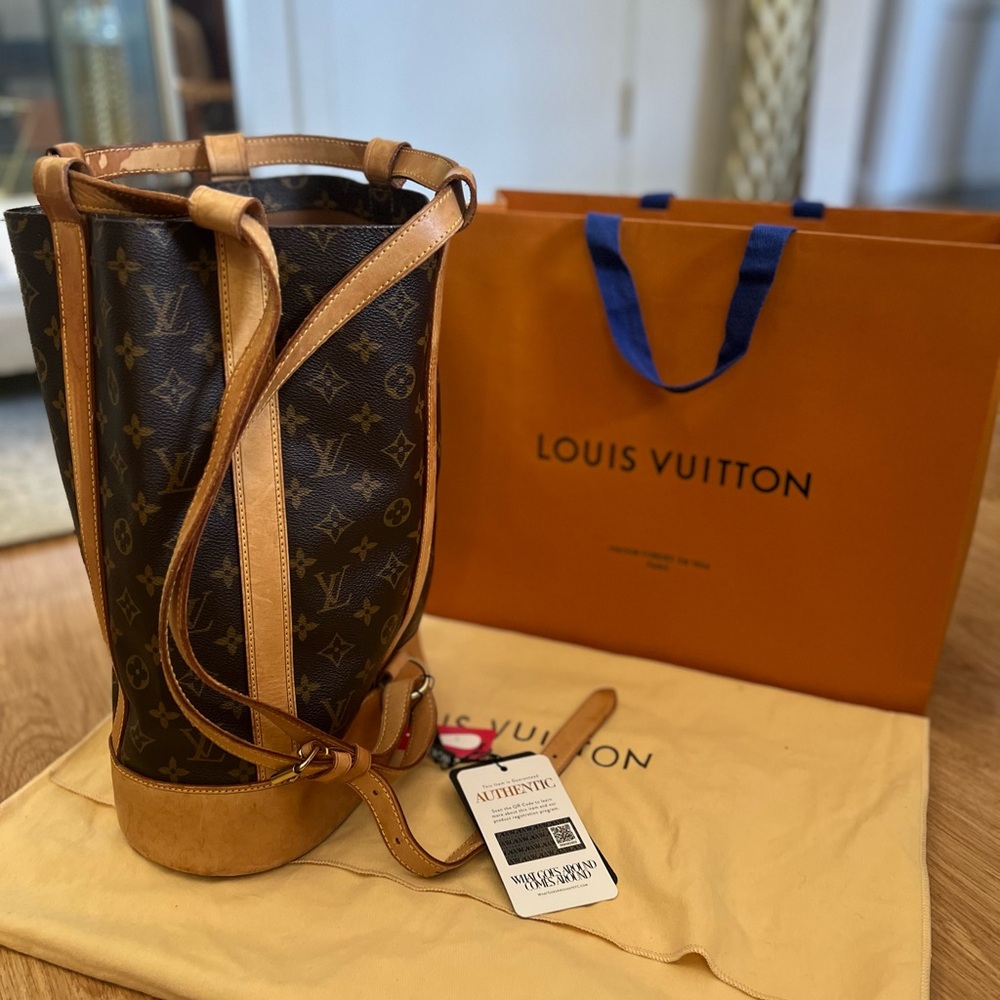 Authentic Louis Vuitton Monogram Randonnee GM Backpack